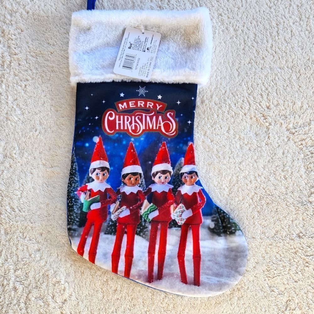 NEW ORIGINAL Elf on the shelf stocking "Merry Christmas"